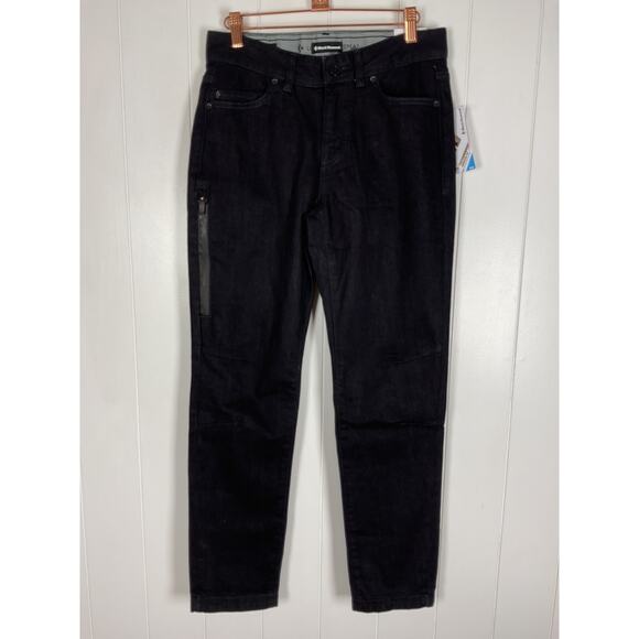 Black Diamond Women's Mission Wool Denim Pants in Black Size 2 NWT - Picture 2 of 12